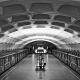 Illustration for article titled Russian Underground Stations Look Even More Stunning In Black and White